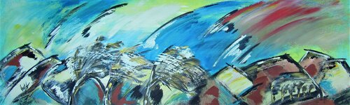 Storm Over the Land van Irma Engelbrecht, Schilderij te koop op Singulart