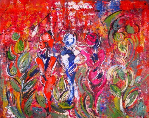 Orange Sky von Irma Engelbrecht, Malerei kaufen auf Singulart