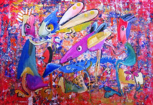 These crazy little Creepers..... von Irma Engelbrecht, Druck kaufen auf Singulart