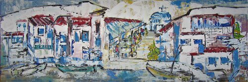 Greek Village par Irma Engelbrecht, Édition en vente sur Singulart