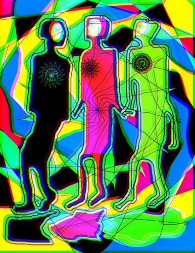 Yelly People by Irma Engelbrecht, Digital for Sale on Singulart