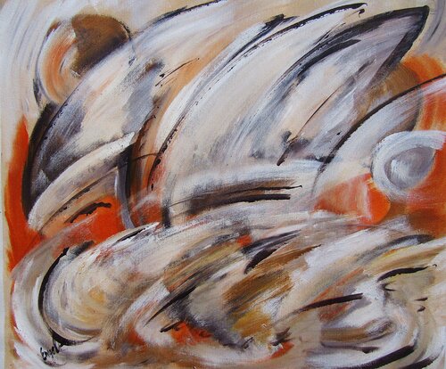Desert Surfing van Irma Engelbrecht, Schilderij te koop op Singulart