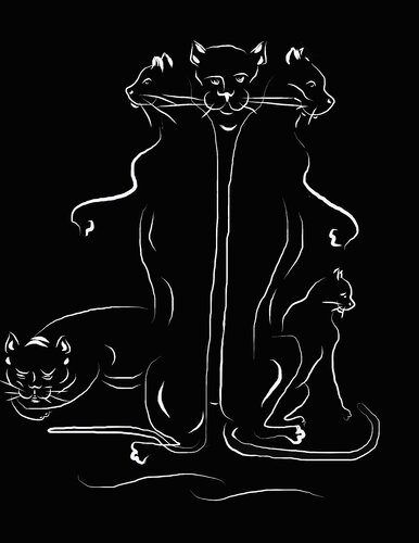 Cats by Irma Engelbrecht, Digital for Sale on Singulart