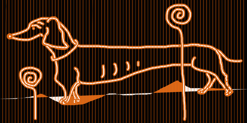 dachshund von Irma Engelbrecht, Druck kaufen auf Singulart