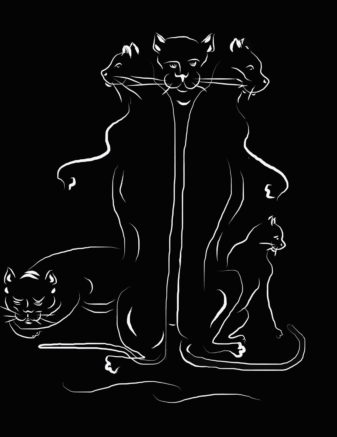 Cats Irma Engelbrecht Digital for sale