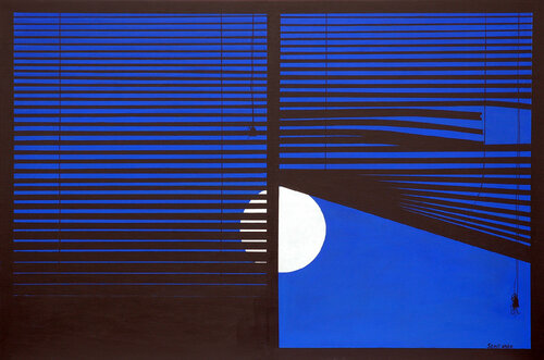 Moonrise Through The Blinds Steve White