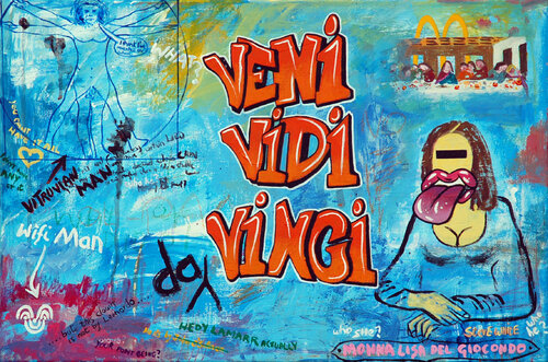 I Came, I Saw, Da Vinci von Steve White, Malerei kaufen auf Singulart