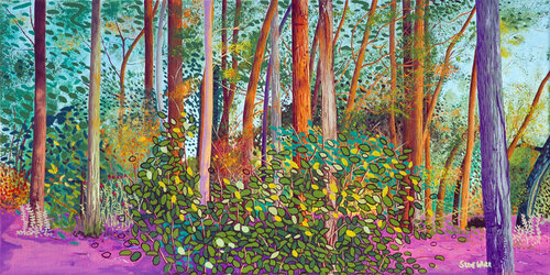 Sunset in the Woods van Steve White, Schilderij te koop op Singulart