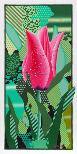 Pink Tulip van Steve White, Schilderij te koop op Singulart