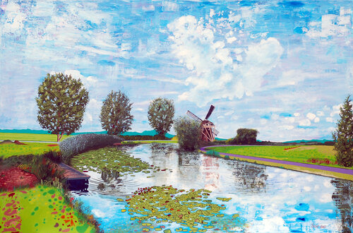 Windmill di Steve White, Pittura in vendita su Singulart
