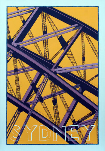 Sydney Harbour Bridge by Steve White, Painting for Sale on Singulart