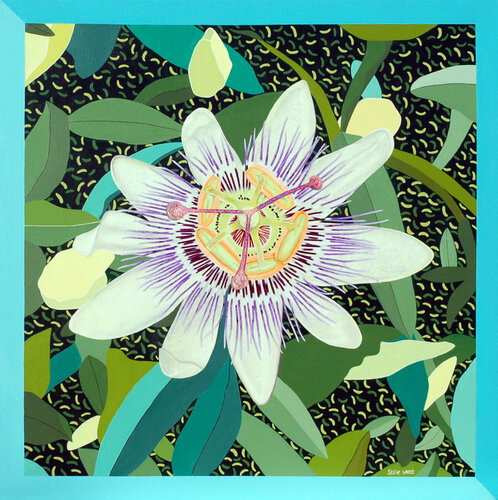 Passion Flower (Passiflora edulis) di Steve White, Pittura in vendita su Singulart
