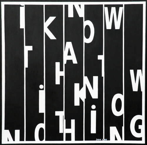 I Know That I Know Nothing Steve White