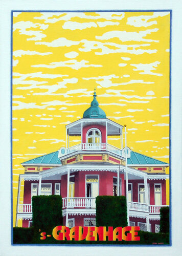 Luiksestraat, 's-Gravenhage par Steve White, Peinture en vente sur Singulart