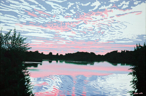 Pink Sunset de Steve White, Pintura a la venta en Singulart