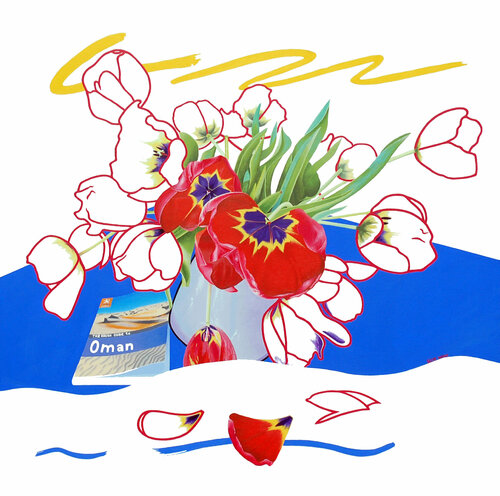 Tulips and The Rough Guide to Oman Steve White