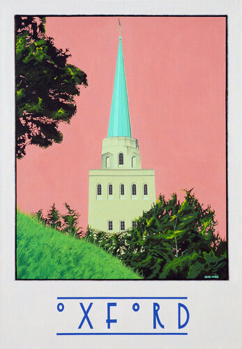 Dreaming Spire I. Nuffield College, Oxford van Steve White, Schilderij te koop op Singulart
