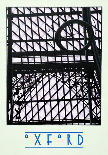 The Pitt Rivers Museum, Oxford. van Steve White, Schilderij te koop op Singulart