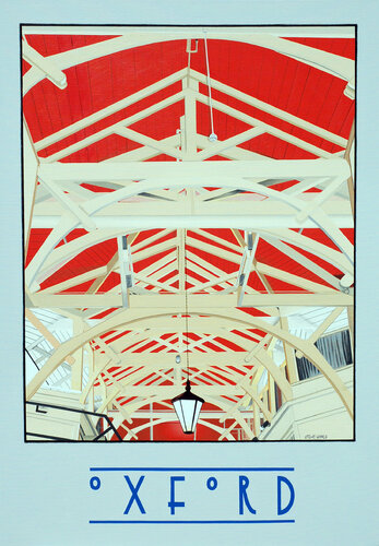 The Covered Market, Oxford. von Steve White, Malerei kaufen auf Singulart