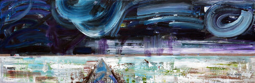 Netherlands. Winter. van Steve White, Schilderij te koop op Singulart