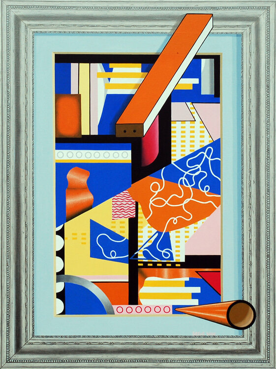 Modern Art. Antique Frame. Steve White