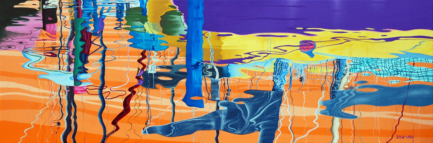 Yacht Reflections In All The Wrong Colours Steve White