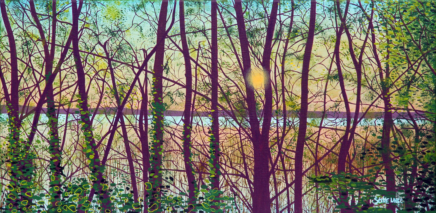 Sunset Over The Lake Steve White