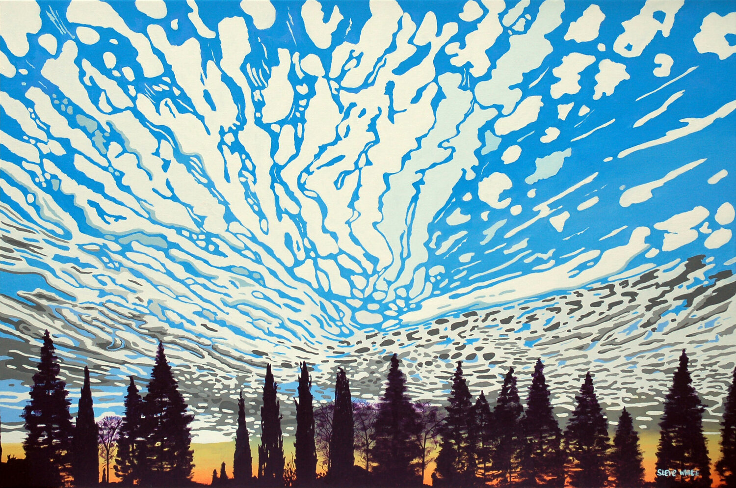 Purple Trees Steve White