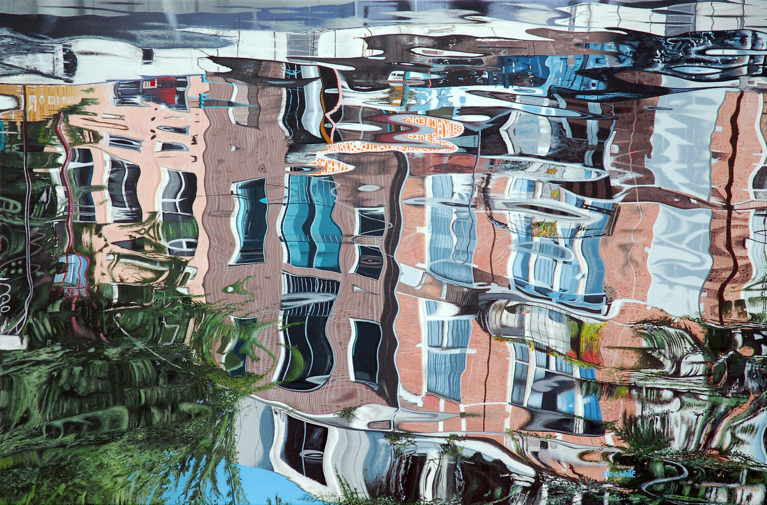 Light and shade on the Prinsengracht, Amsterdam. Steve White