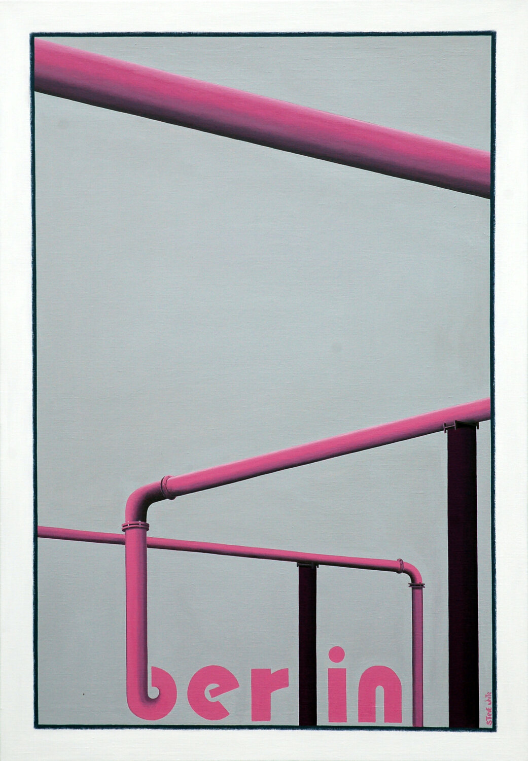 Pink Pipes, Berlin Steve White