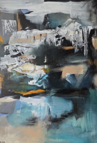 Persian Gulf by Egle Karlonaite, Painting for Sale on Singulart
