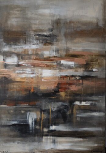 Arabic Sunset by Egle Karlonaite, Painting for Sale on Singulart