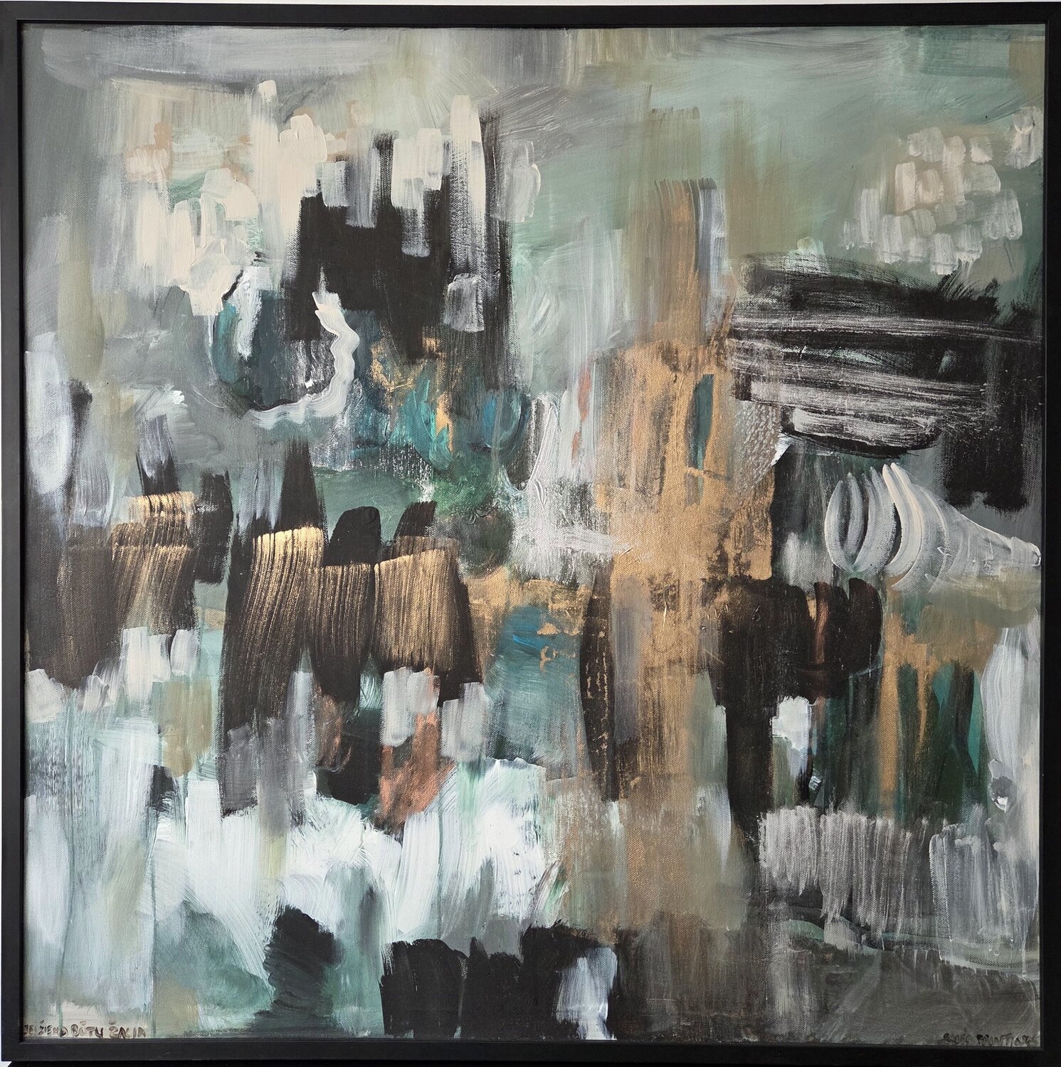 If Winter Was Green Egle Karlonaite Original painting for sale