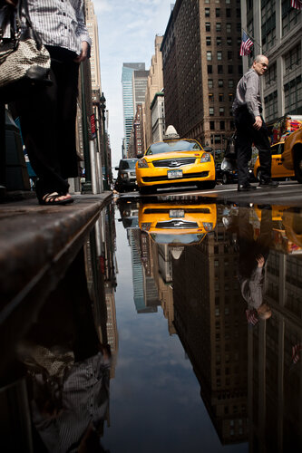 inside escape - yellow cab by Robin Cerutti, Photography for Sale on Singulart