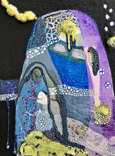 Meteor Shower de Yulia Lastochkina, Pintura a la venta en Singulart