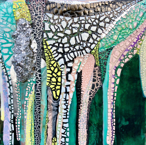 Moon Jungle de Yulia Lastochkina, Pintura a la venta en Singulart