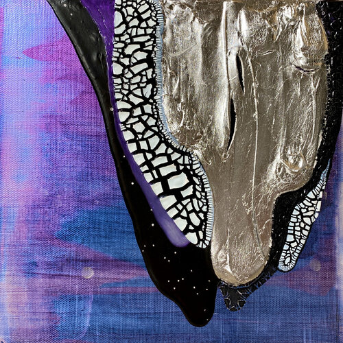 Moon Drip de Yulia Lastochkina, Pintura a la venta en Singulart