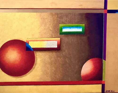 Musing 12 Time After Time by Andy Hollimon, Painting for Sale on Singulart