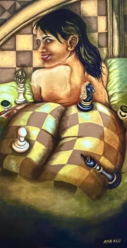 Avianna: Your Move van Andy Hollimon, Schilderij te koop op Singulart