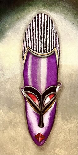 Purple Mystic de Andy Hollimon, Pintura a la venta en Singulart