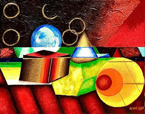 Late Evening Geometric by Andy Hollimon, 회화 for Sale on Singulart