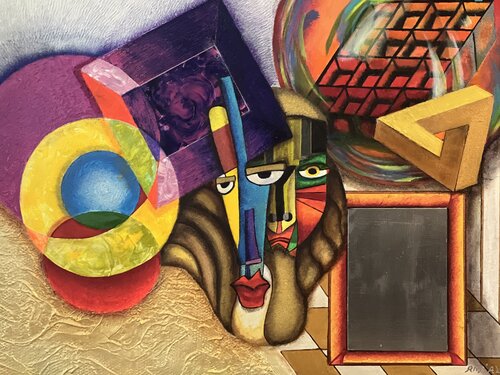 Phantasm (Watching Me, Watching You) van Andy Hollimon, Schilderij te koop op Singulart