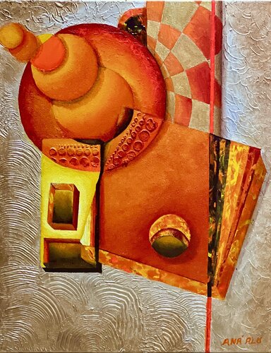 Orange Crush par Andy Hollimon, Peinture en vente sur Singulart
