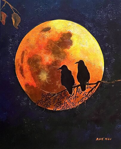The Pair by Andy Hollimon, Painting for Sale on Singulart