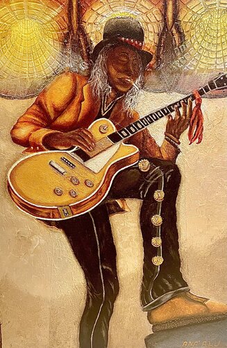 Only Rock & Roll (South Florida) by Andy Hollimon, 油畫 for Sale on Singulart