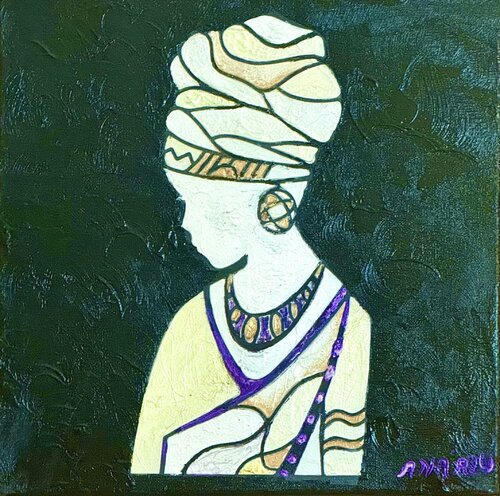 The Young Queen van Andy Hollimon, Schilderij te koop op Singulart