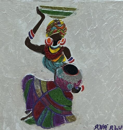 Village Matriarch von Andy Hollimon, Malerei kaufen auf Singulart