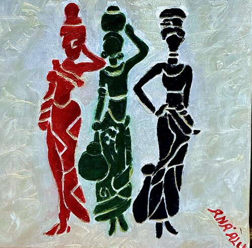 Aqua Walkers van Andy Hollimon, Schilderij te koop op Singulart