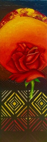 Geometric Rose van Andy Hollimon, Schilderij te koop op Singulart