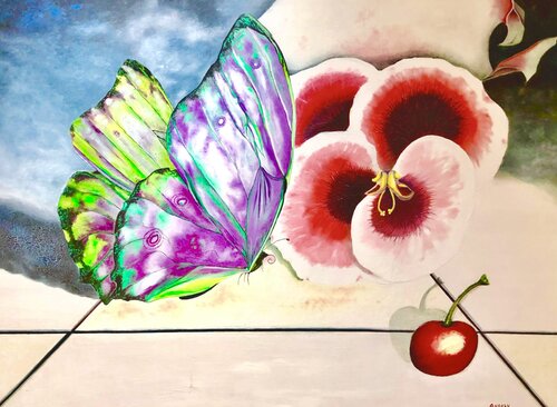 SYMBIOSIS di Andy Hollimon, Pittura in vendita su Singulart